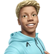 boy in hoodie smiling sticker