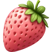 Baby Pink strawberry  sticker