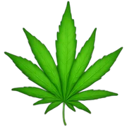 Weed leaf  sticker
