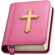 Pink bible sticker