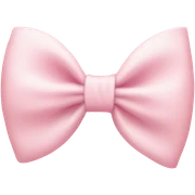 light pink bow on light pink bow sticker