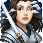 Moonlit Samurai sticker