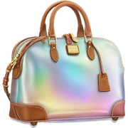 Realistic iridescent pastel Dooney and Bourke satchel hand bag. sticker