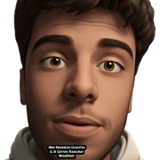 realistic portrait of a boy sticker