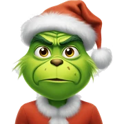 Grinch sticker