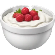 Yoghurt bowl sticker