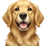 Golden retriever sticker