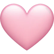 Light pink heart sticker