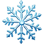 Snowflake sticker