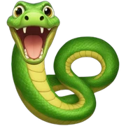 serpiente cornuda sticker