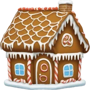 gingerbread house sticker