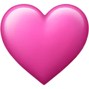 normal heart but pink sticker