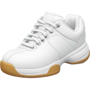 chunky white tennis shoe sticker