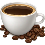 Coffee sticker