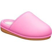 Pink slippers sticker