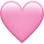 pink heart  sticker