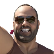 handsome man in sunglasses sticker