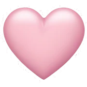 Baby pink heart  sticker