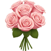 Rose bouquet sticker