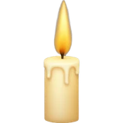 christmas candle sticker