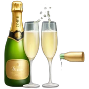 champagne sticker