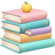 books in summer style sticker