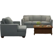 Suburban Living Room realistic sticker