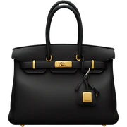 Black birkin bag sticker