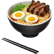 Ramen with Korean bbq sticker