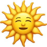 Sun sticker