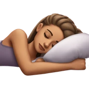 Ariana Grande sleeping sticker