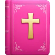 pink bible sticker