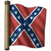 Confederate flag sticker