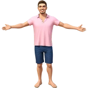 beach day with smiling boys sticker