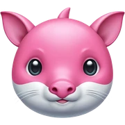 vaquita rosa sticker