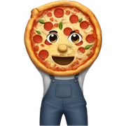 Pizza sticker
