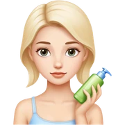 Girl skincare sticker