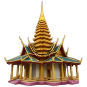 thai temple sticker