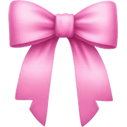 pink bow sticker