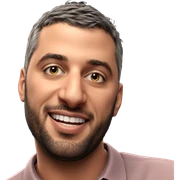 smiling boy in collared shirt sticker