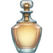 Vintage perfume bottle sticker