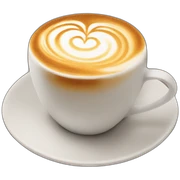 Latte art sticker