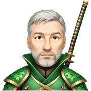 Emerald Samurai sticker