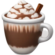 Cozy hot chocolate sticker
