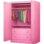 Pink closet sticker