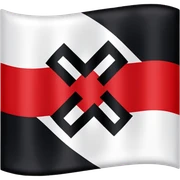 Nazist flag sticker
