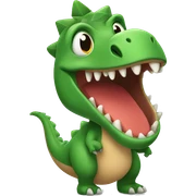 christmas dinosaur  sticker