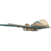 Santa Monica pier  sticker