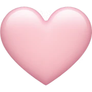 Light pink heart sticker