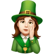 Sad Leprechaun sticker